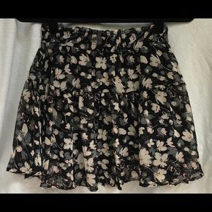 B Jewel flouncy mini skirt